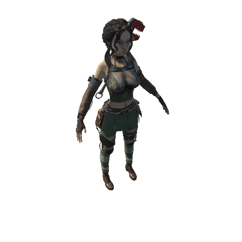 Girl_Mechanic Base Mesh Skin1